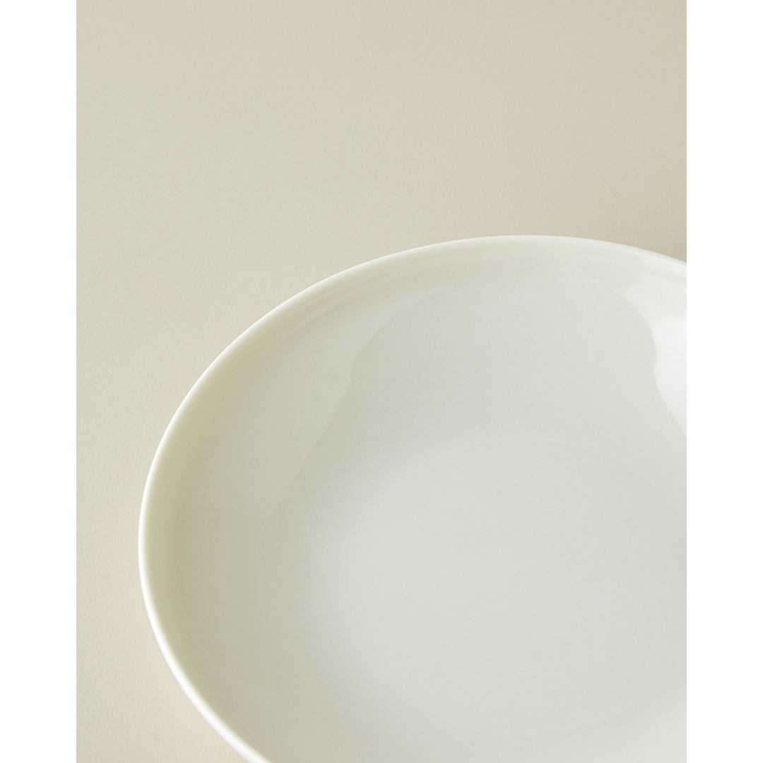 EH Verona Porcelain Deep Plate 19 Cm White