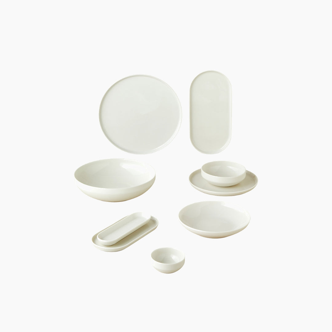 EH Verona Porcelain Rectangular Plate 30 Cm White