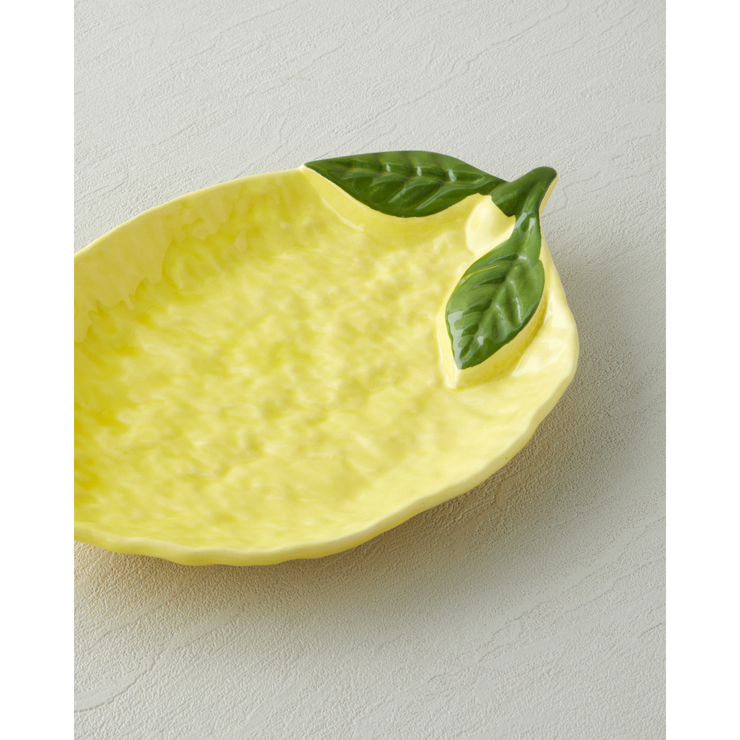 EH Ceramic Rectangular Plate Yellow