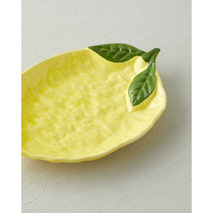 EH Ceramic Rectangular Plate Yellow