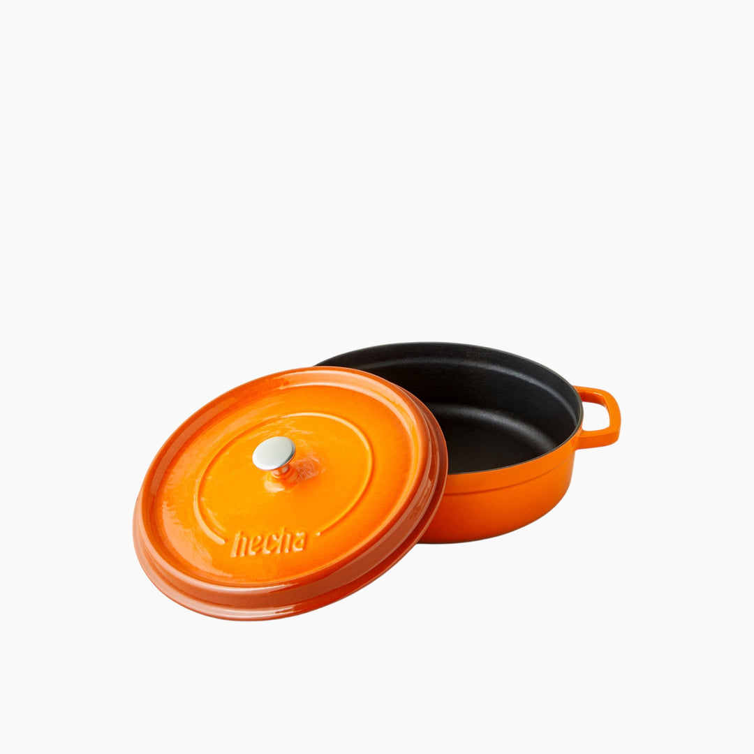 EH Hecha Iron Casting Shallow Pot 28 Cm