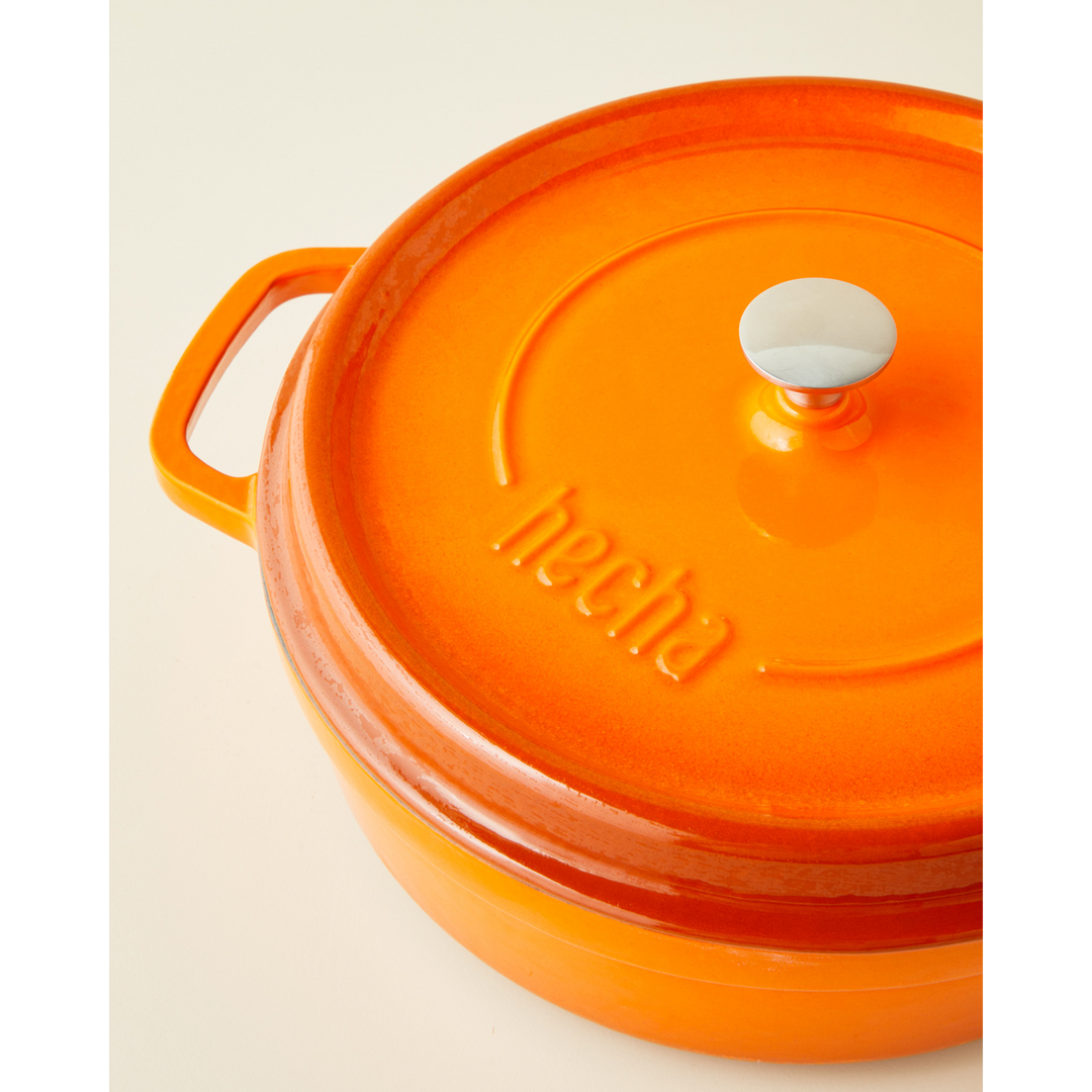 EH Hecha Iron Casting Shallow Pot 28 Cm