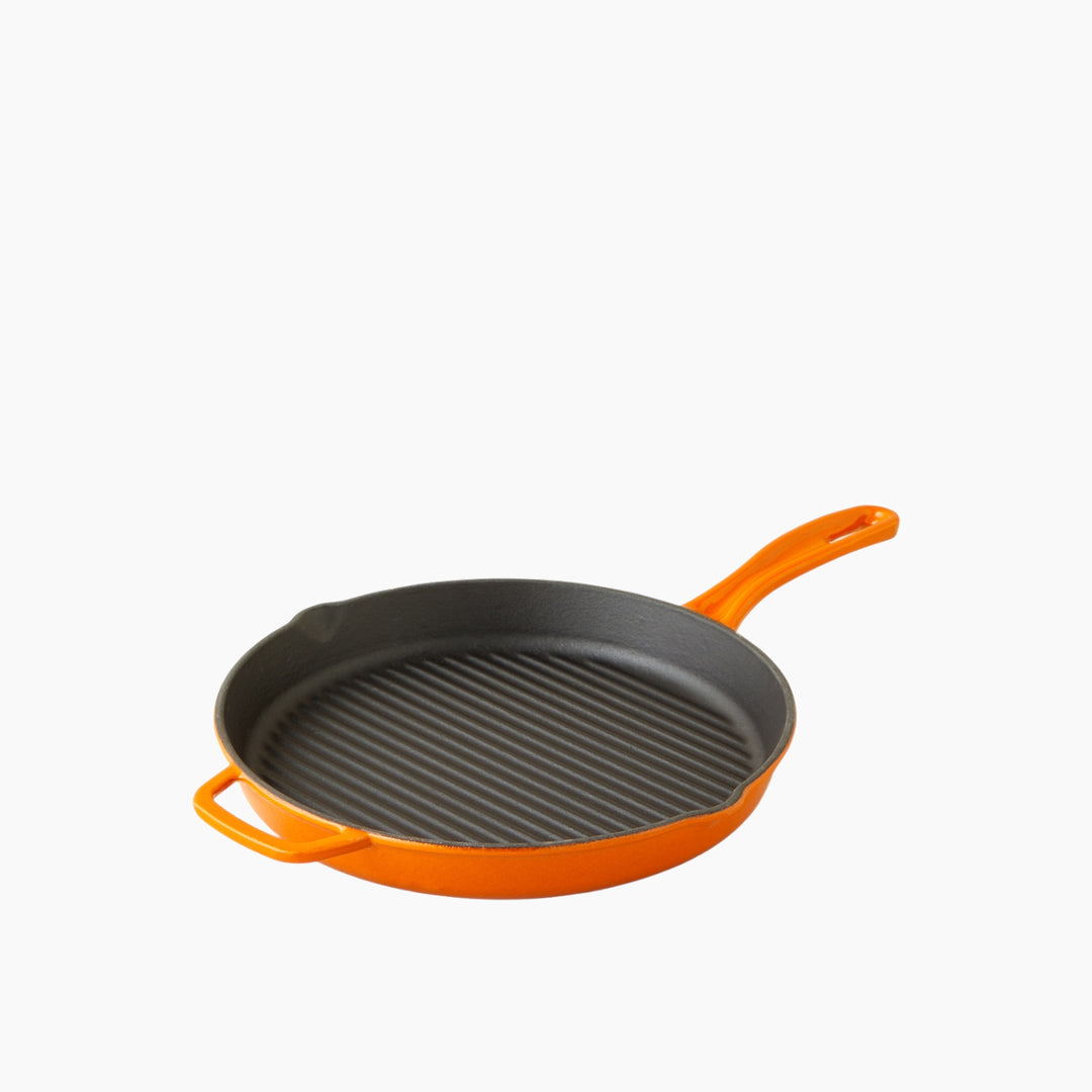 EH Hecha Iron Casting Round Grill Griddle 28 Cm