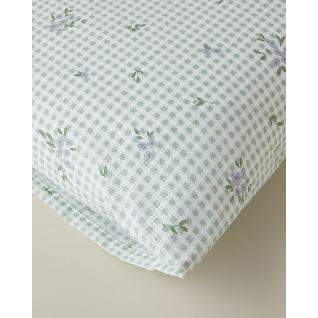 EH Floral Breeze Easy Iron 2 Pcs Pillowcase 50 x 70 Cm Green