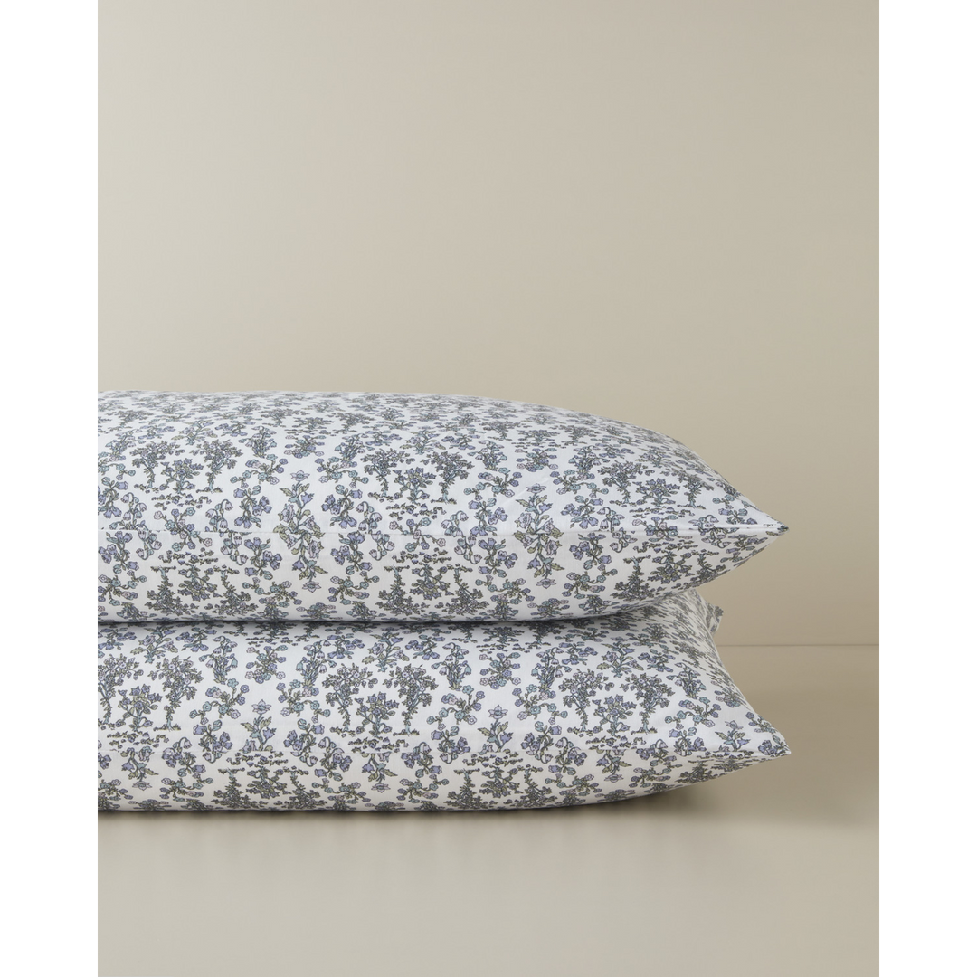 EH Fiore Easy Iron 2 Pcs Pillowcase 50 x 70 Cm Violet