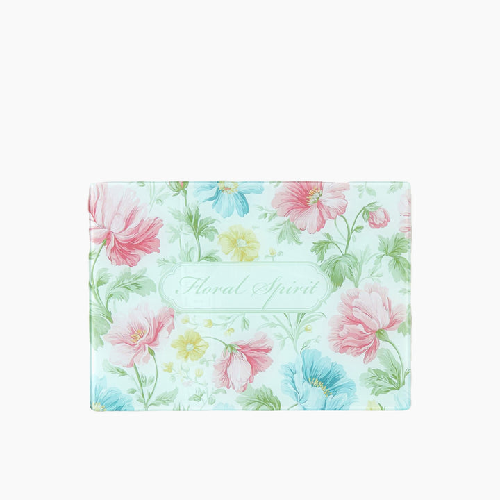 EH Glass Cutting Board 25 x 35 Cm Pink - Blue