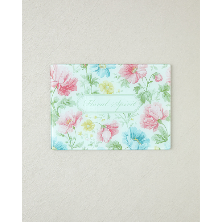 EH Glass Cutting Board 25 x 35 Cm Pink - Blue