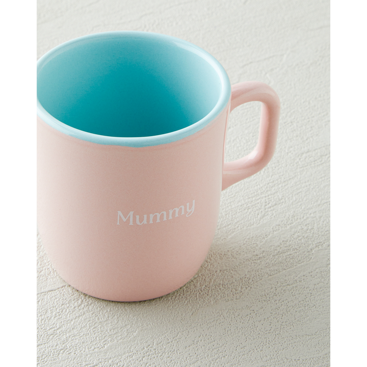 EH Ceramic 2 Pcs Mug 150-230 Ml Blue - Pink