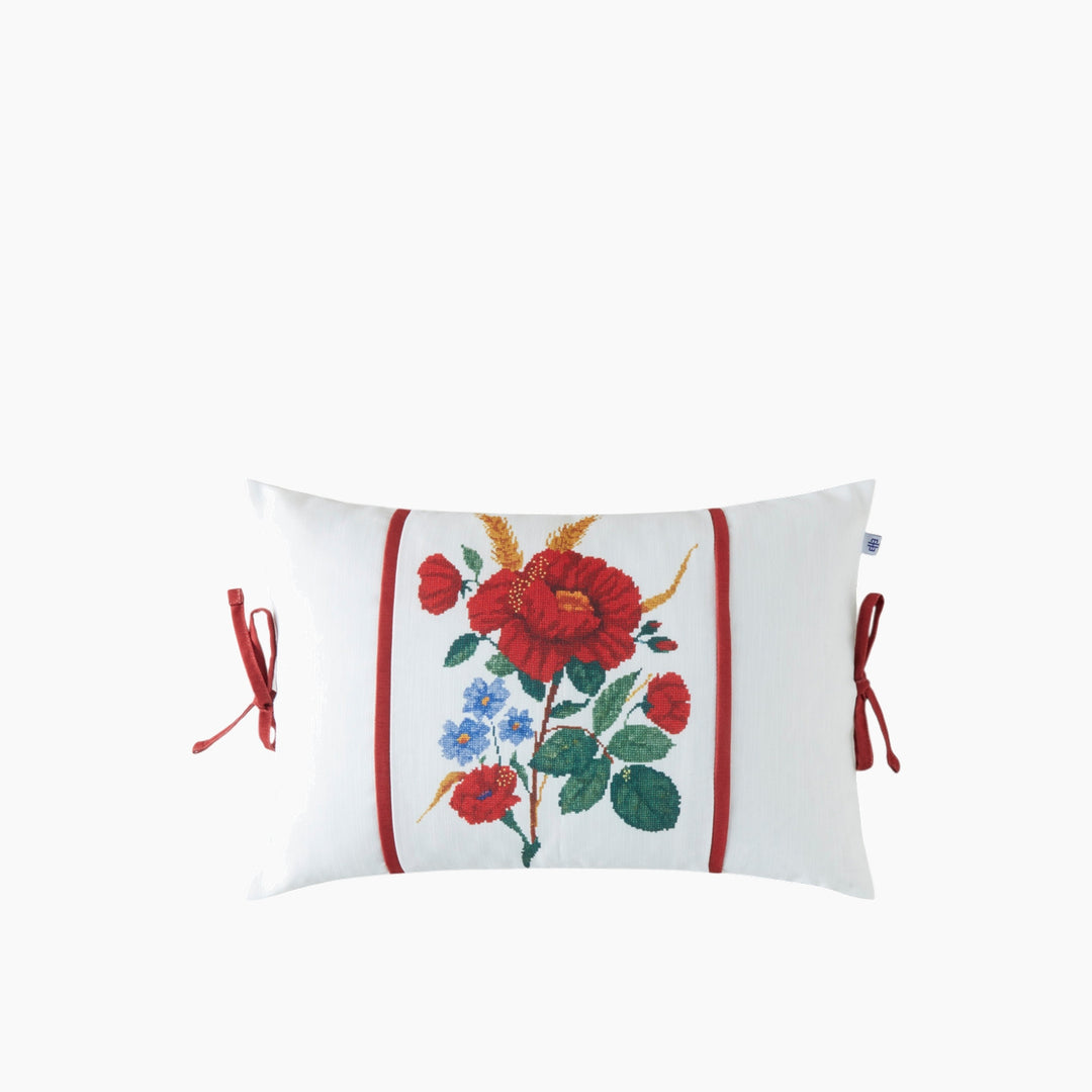 EH Classy Rose Stuffed Cushion 33 x 50 Cm Multicolor