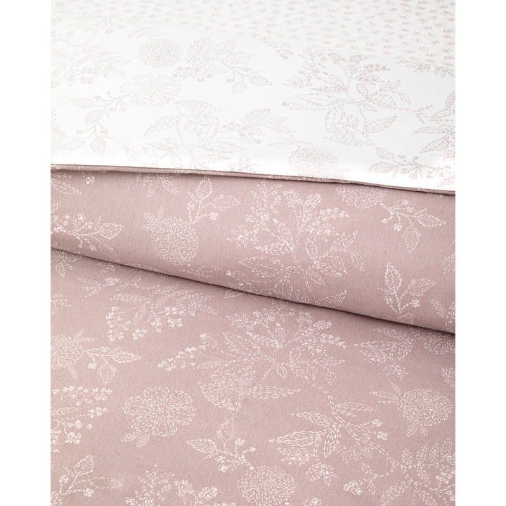 Lilitha Easy Iron Single Size Duvet Cover Set 160 x 220 Cm Powder