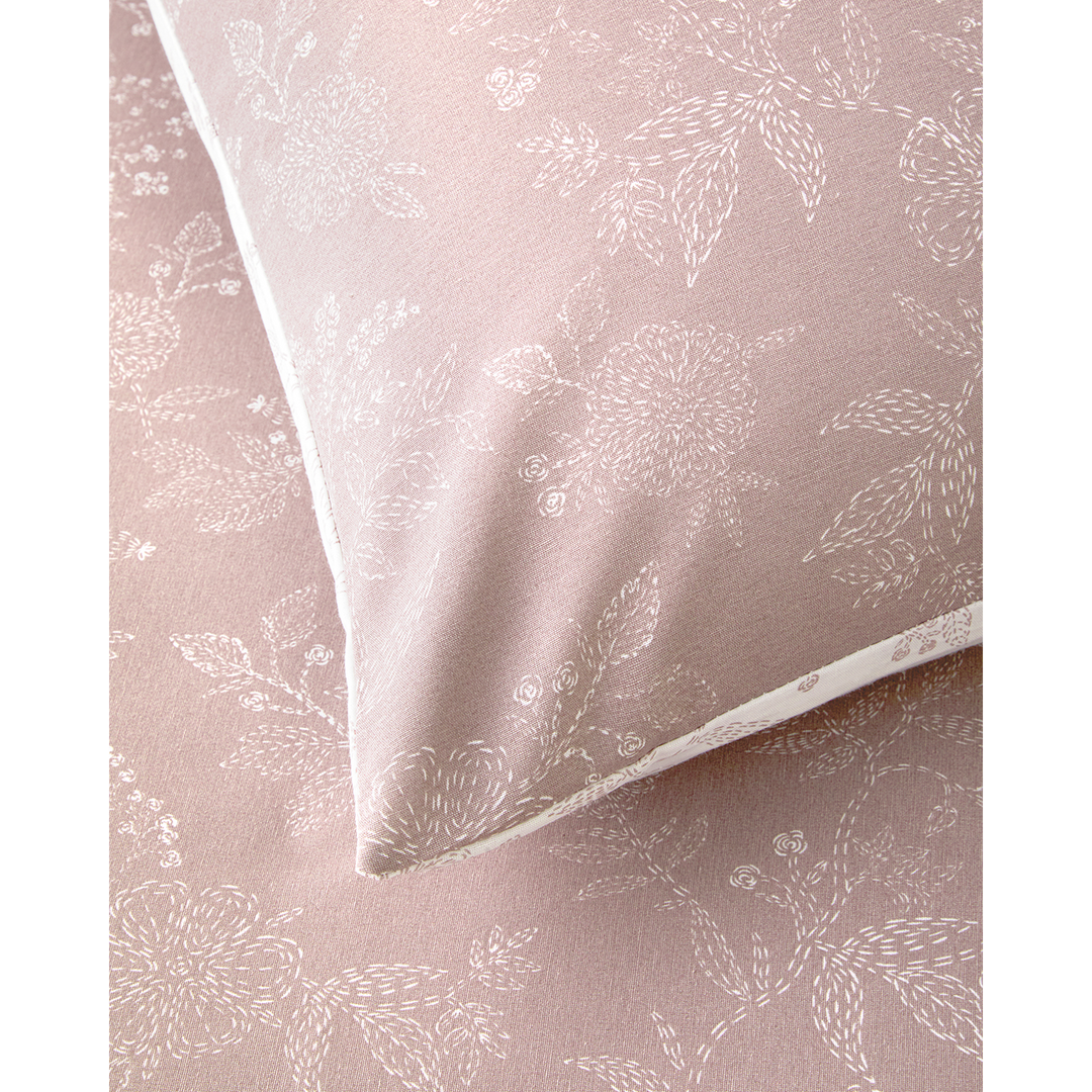 Lilitha Easy Iron Single Size Duvet Cover Set 160 x 220 Cm Powder
