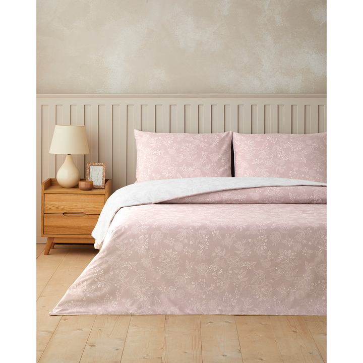 Lilitha Easy Iron Single Size Duvet Cover Set 160 x 220 Cm Powder