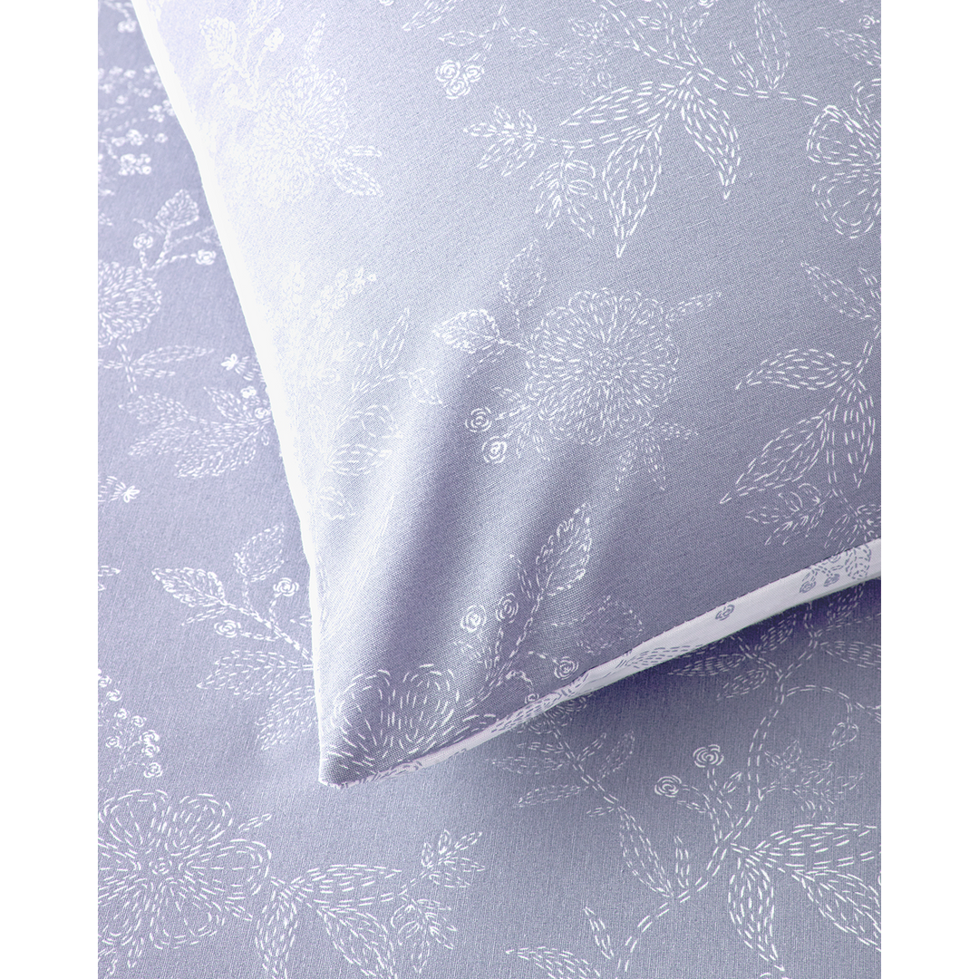 Lilitha Easy Iron Single Size Duvet Cover Set 160 x 220 Cm Purple