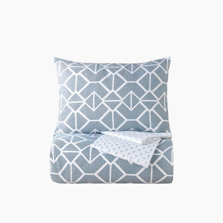 EH Easy Iron Single Size Duvet Cover Set 160 x 220 Cm Green