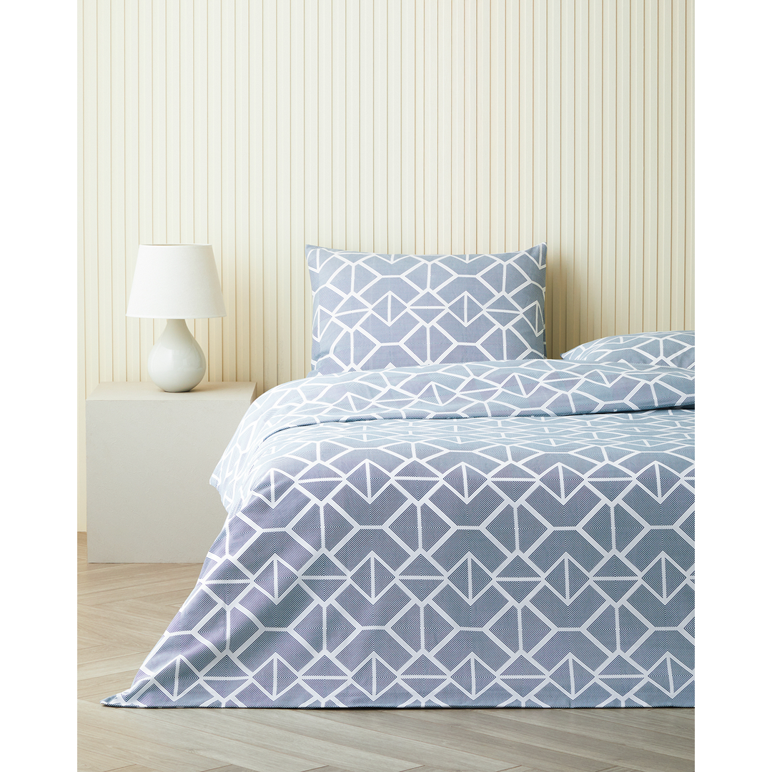 EH Easy Iron Single Size Duvet Cover Set 160 x 220 Cm Green