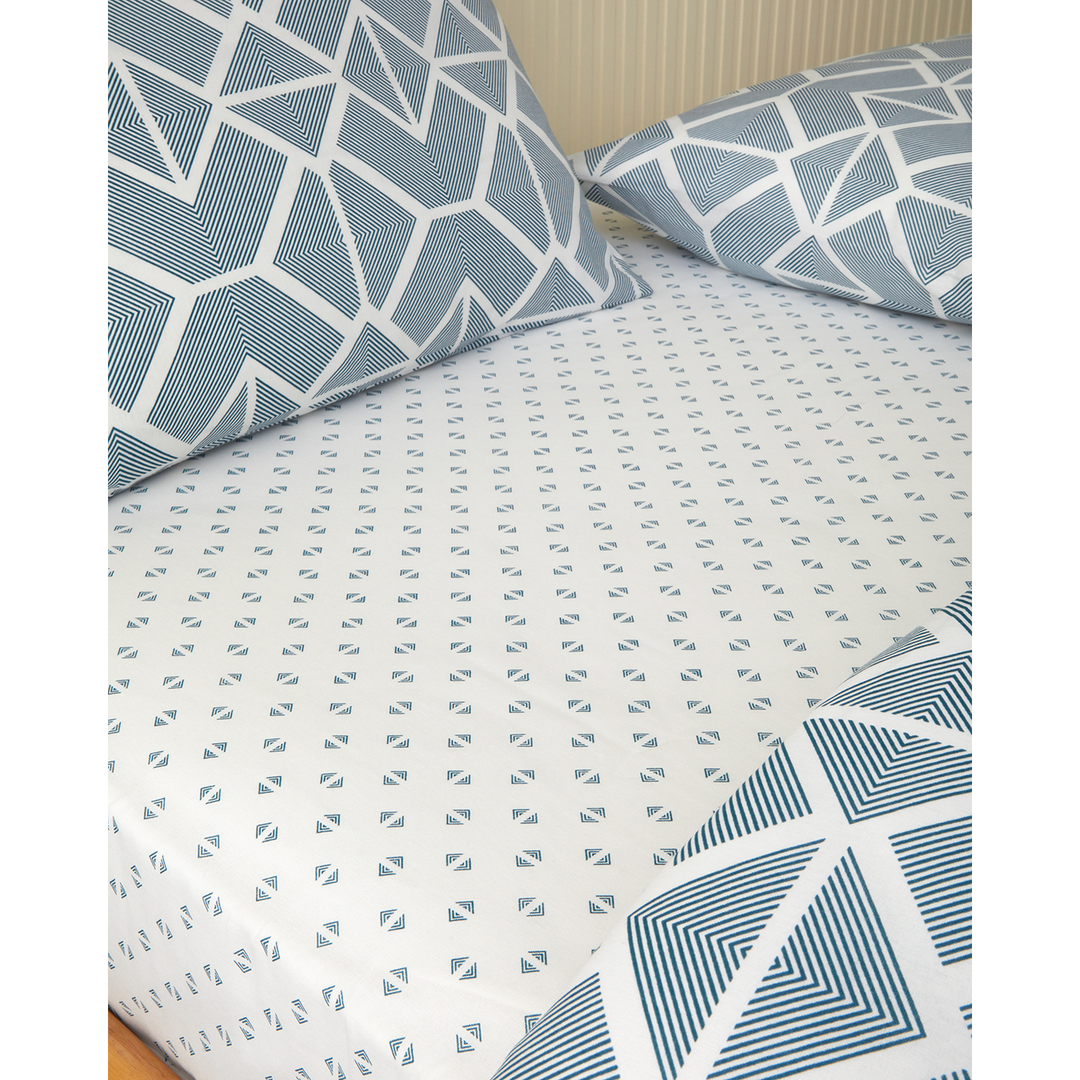 EH Easy Iron Single Size Duvet Cover Set 160 x 220 Cm Green