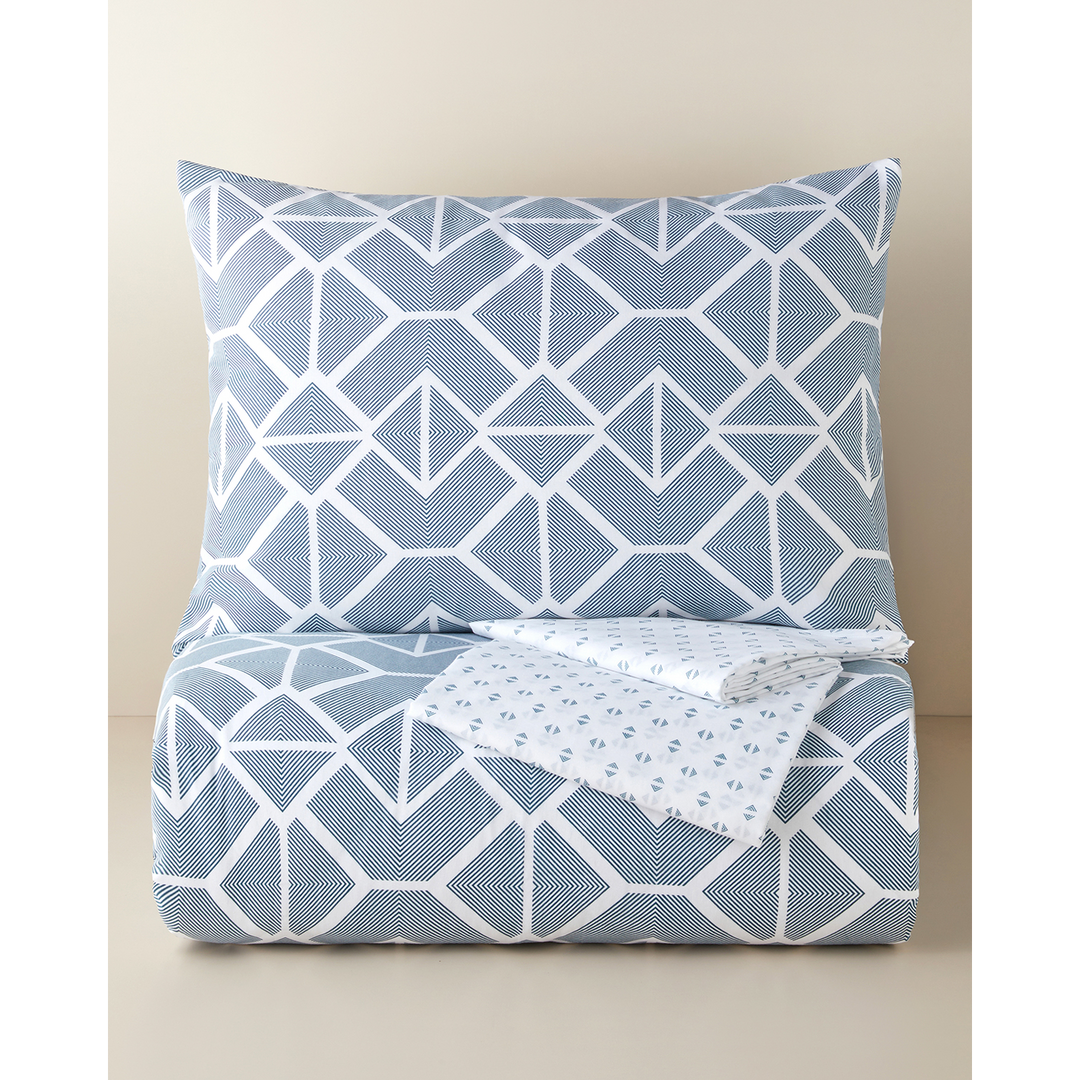 EH Easy Iron Single Size Duvet Cover Set 160 x 220 Cm Green