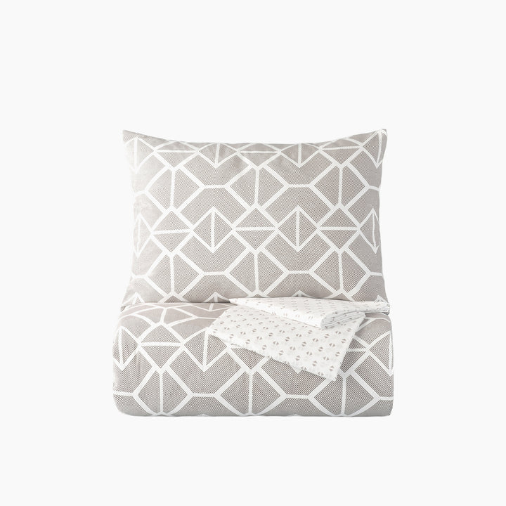 EH Easy Iron Single Size Duvet Cover Set Beige