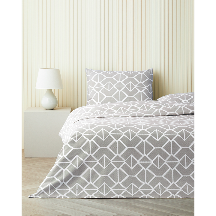 EH Easy Iron Single Size Duvet Cover Set Beige