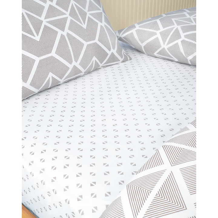 EH Easy Iron Single Size Duvet Cover Set Beige