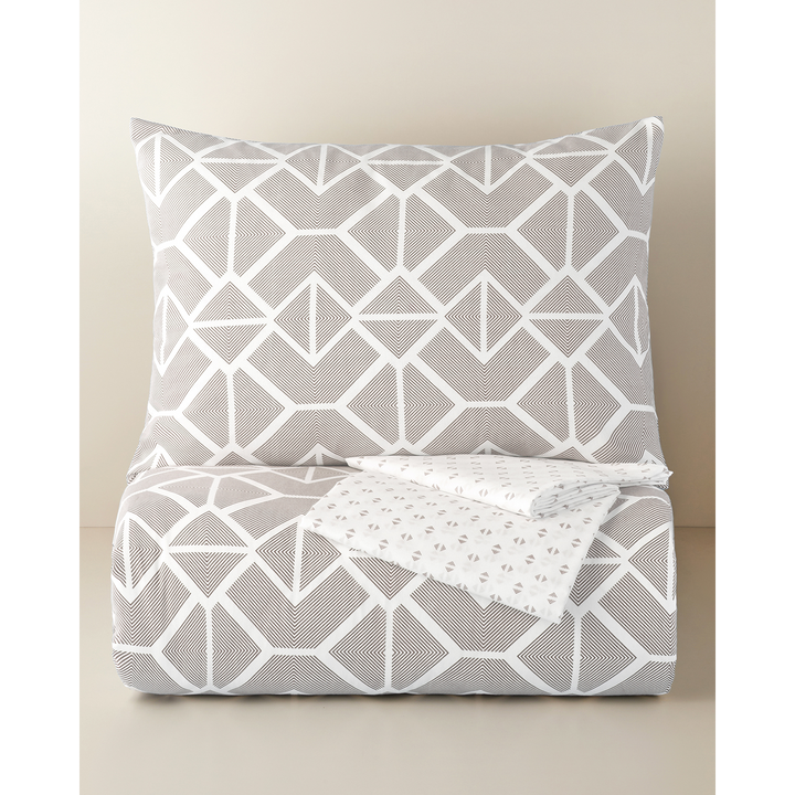 EH Easy Iron Single Size Duvet Cover Set Beige