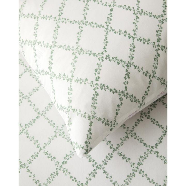 Easy Iron Single Size Duvet Cover Set 160 x 220 Cm Green