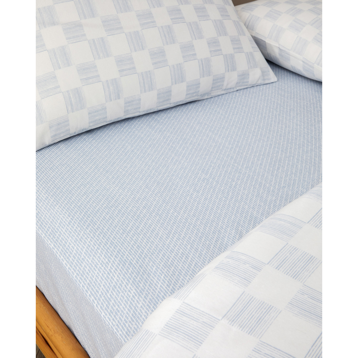 Easy Iron Single Size Duvet Cover Set 160 x 220 Cm Blue