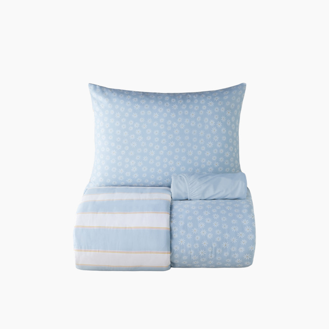 EH Easy Iron Duvet Cover Set Blue