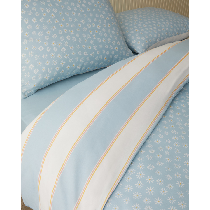 EH Easy Iron Duvet Cover Set Blue