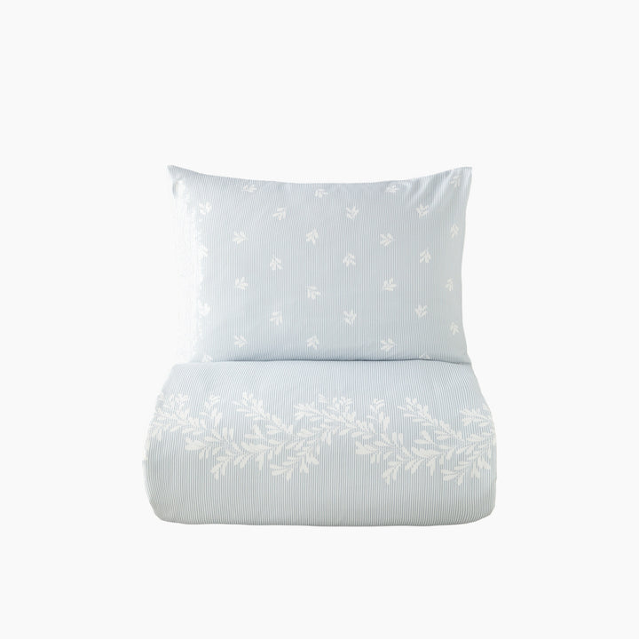 EH Easy Iron Duvet Cover Set Light Blue