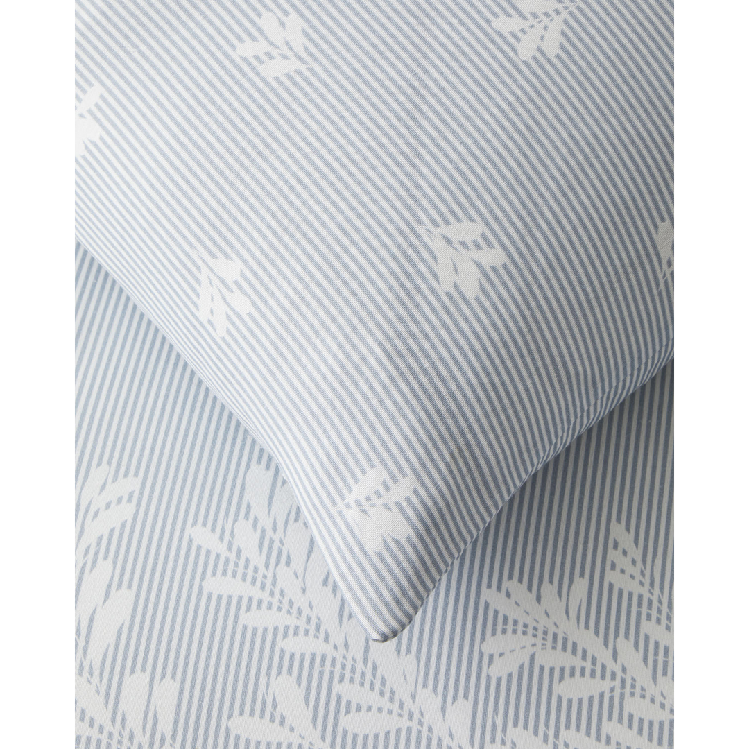 EH Easy Iron Duvet Cover Set Light Blue