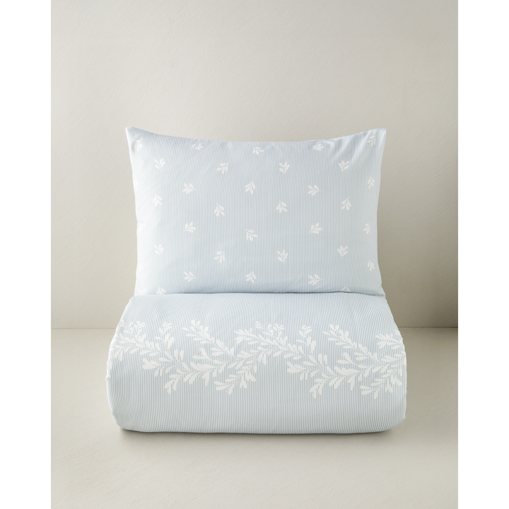 EH Easy Iron Duvet Cover Set Light Blue