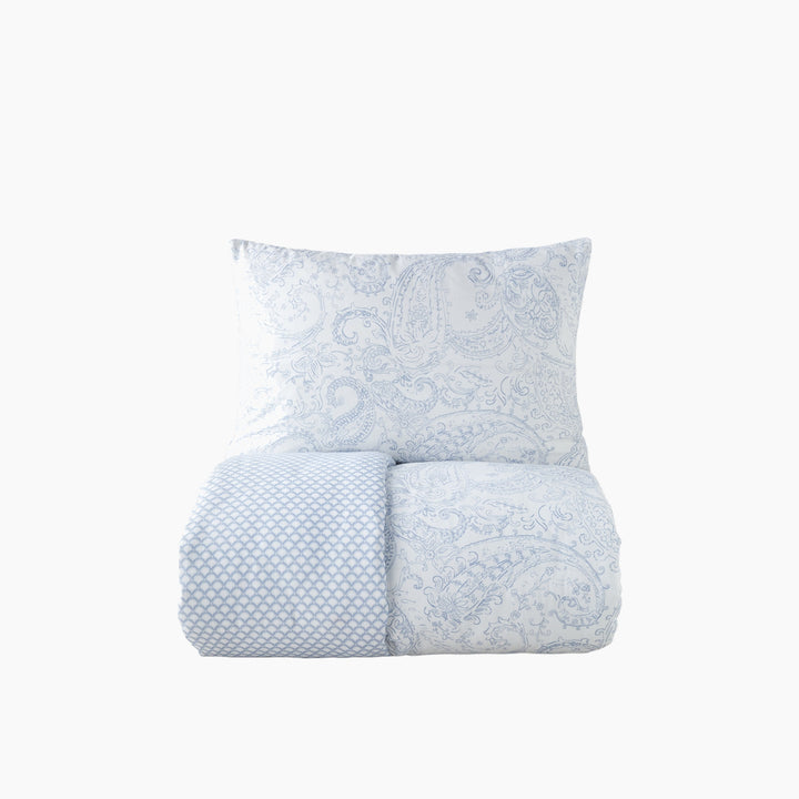 EH Easy Iron Duvet Cover Set - Blue