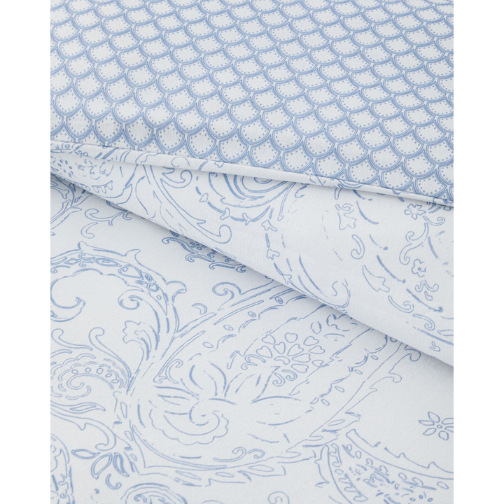 EH Easy Iron Duvet Cover Set - Blue