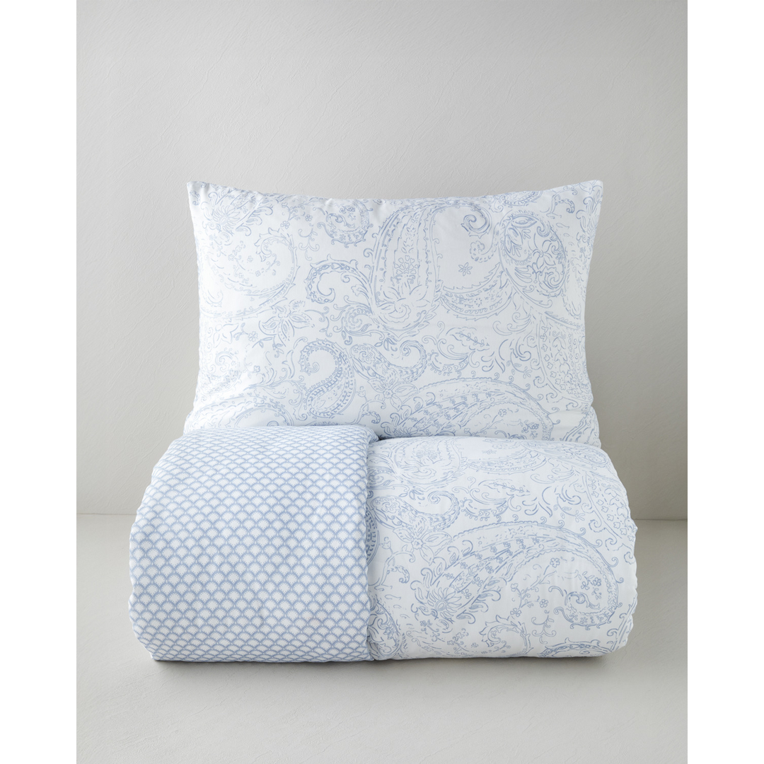 EH Easy Iron Duvet Cover Set - Blue