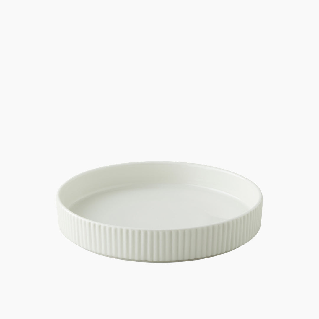 EH Lunara Porcelain Salad Bowl 24 Cm White