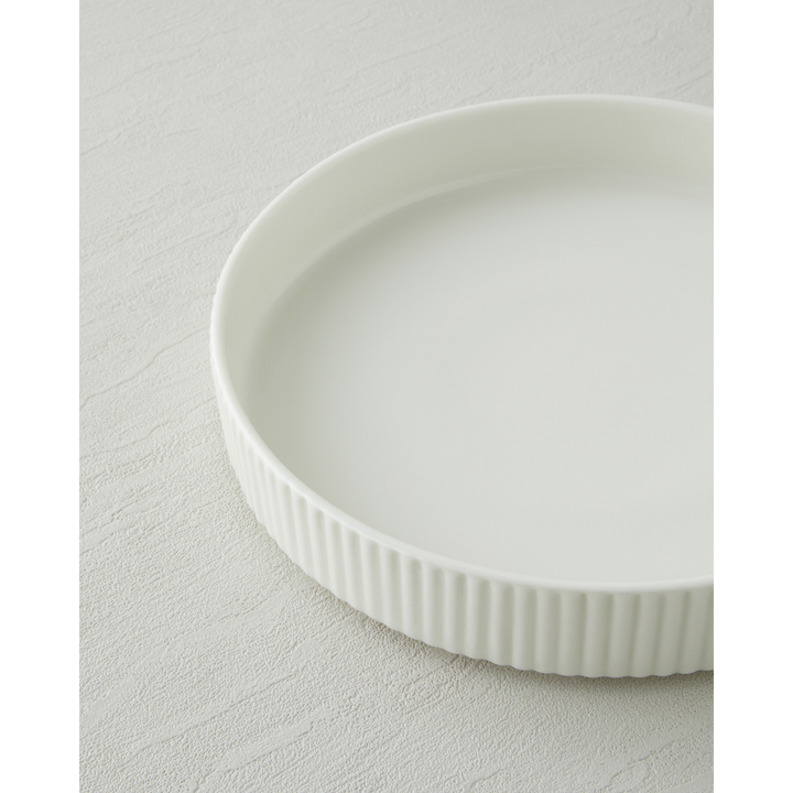 EH Lunara Porcelain Salad Bowl 24 Cm White