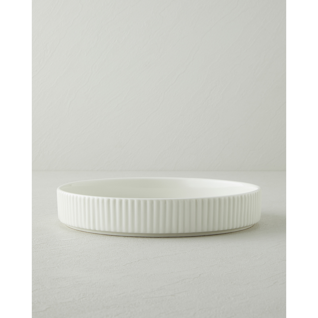EH Lunara Porcelain Salad Bowl 24 Cm White