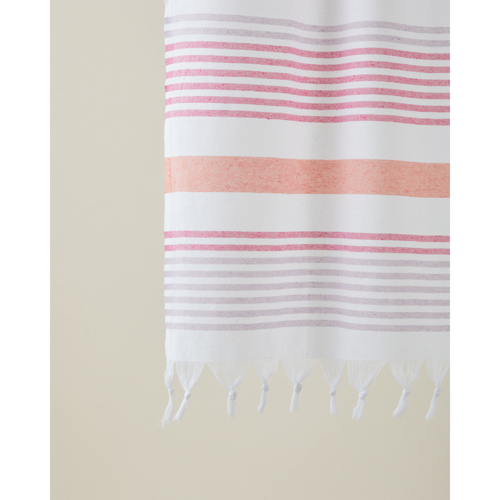 Calen Regenerated Striped Bath Wrap 80 x 150 Cm
