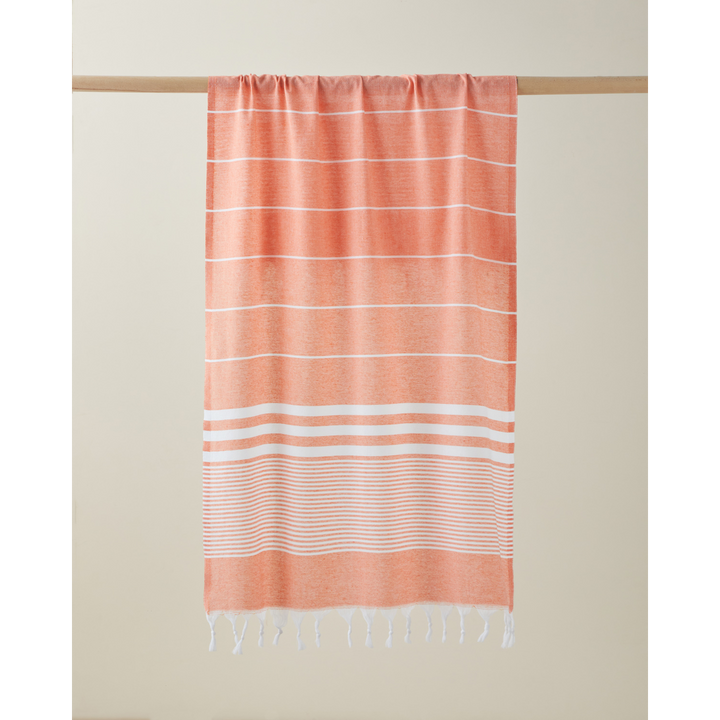 Linosa Regenerated Striped Bath Wrap 80 x 150 Cm