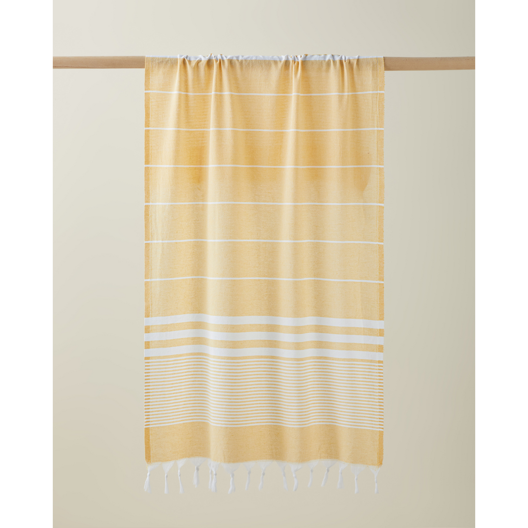Linosa Regenerated Striped Bath Wrap 80 x 150 Cm
