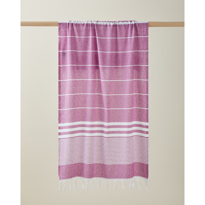 Linosa Regenerated Striped Bath Wrap 80 x 150 Cm