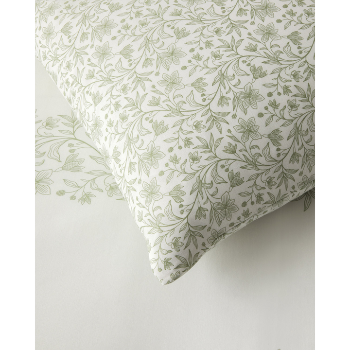 Easy Iron Duvet Cover Set Green