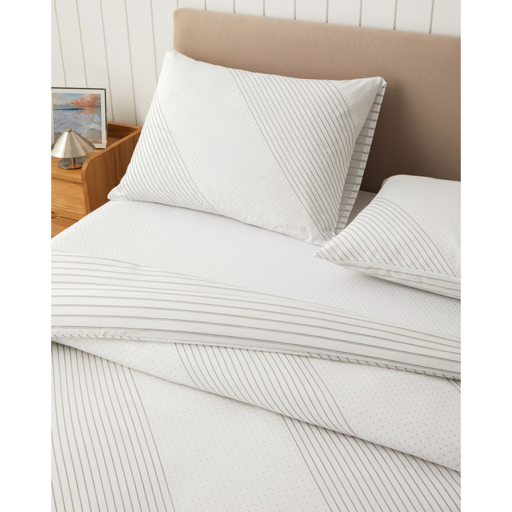 EH Easy Iron Duvet Cover Set Gray