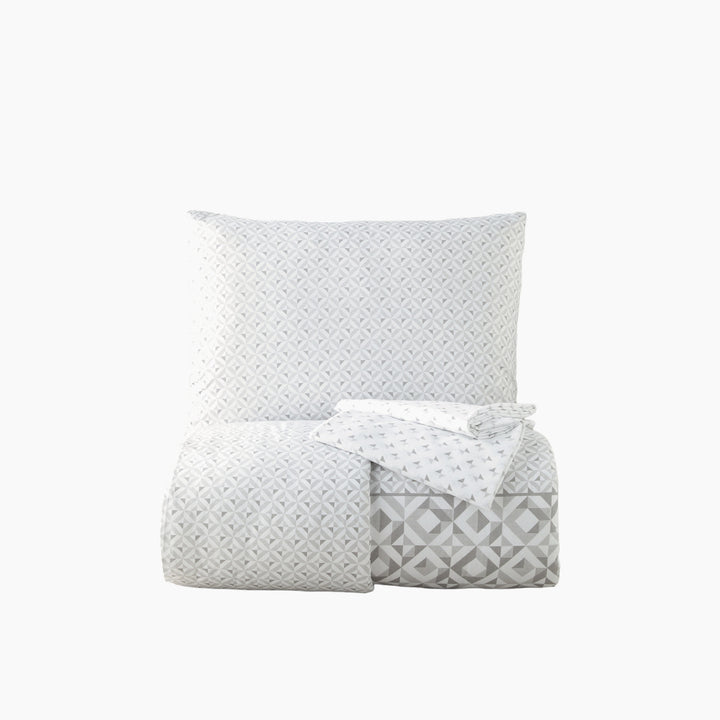 EH Symetra Easy Iron Duvet Cover Set Gray