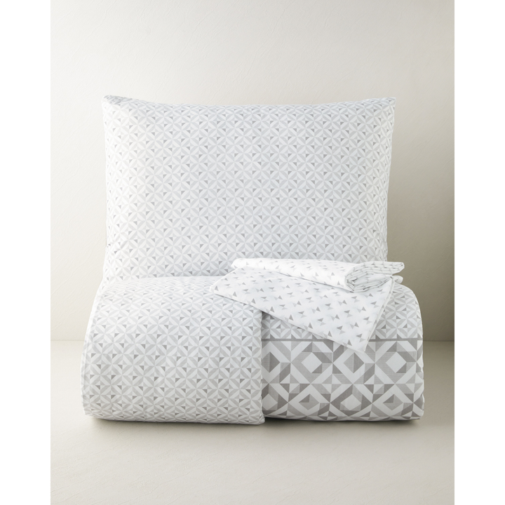 EH Symetra Easy Iron Duvet Cover Set Gray