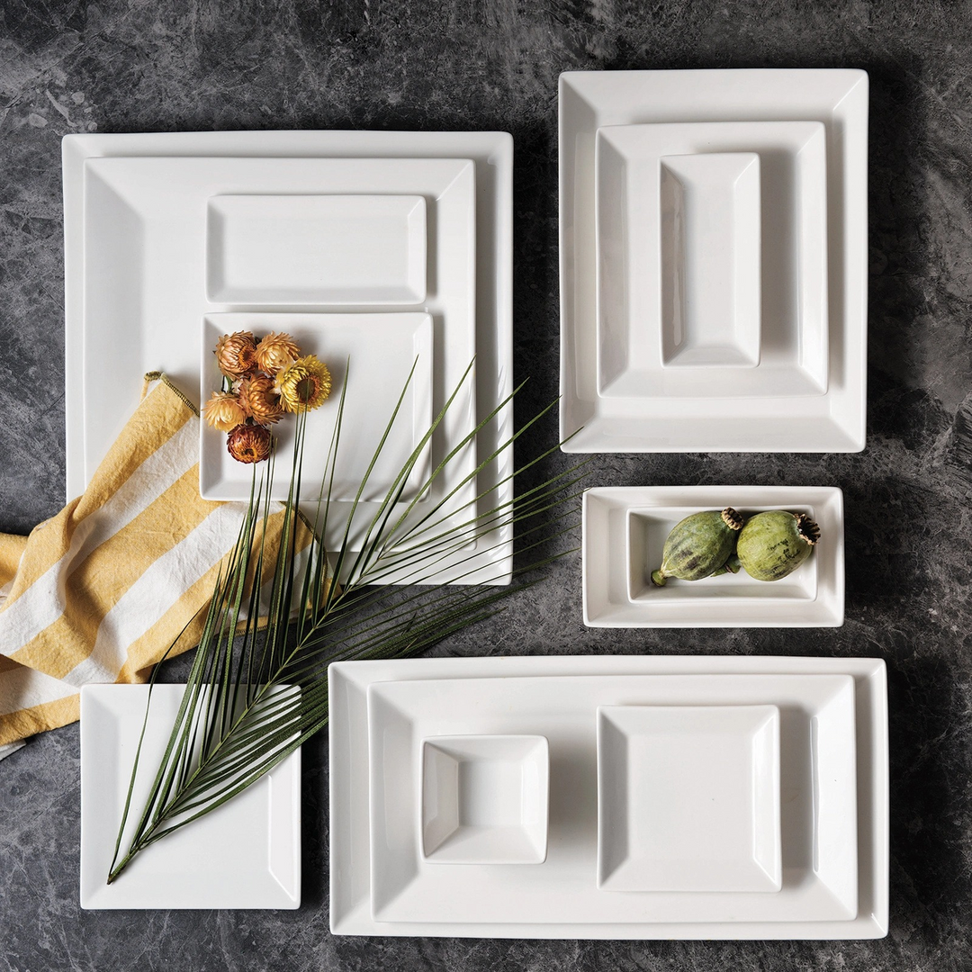 Karaca Carmen Trend Rectangular Serving Platter 34 × 17 cm