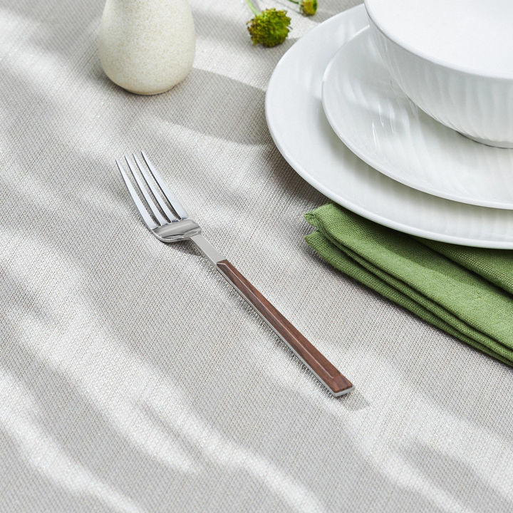 Karaca Salzburg Stainless Steel Table Fork 21 cm – Brown