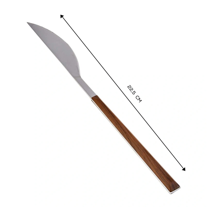 Karaca Salzburg Wooden Single Dinner Knife 22 cm