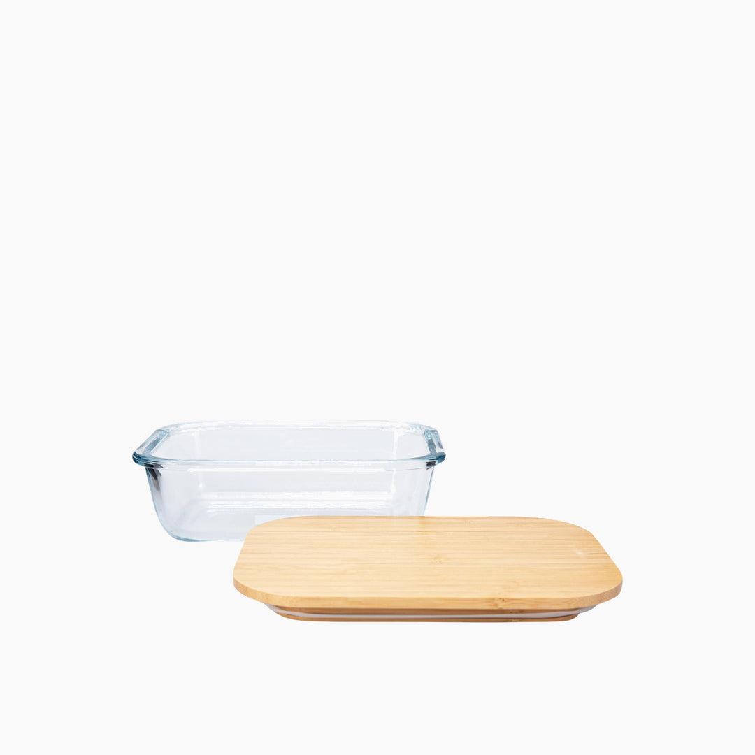 Karaca Karya Rectangular Glass Storage Container 640 ml